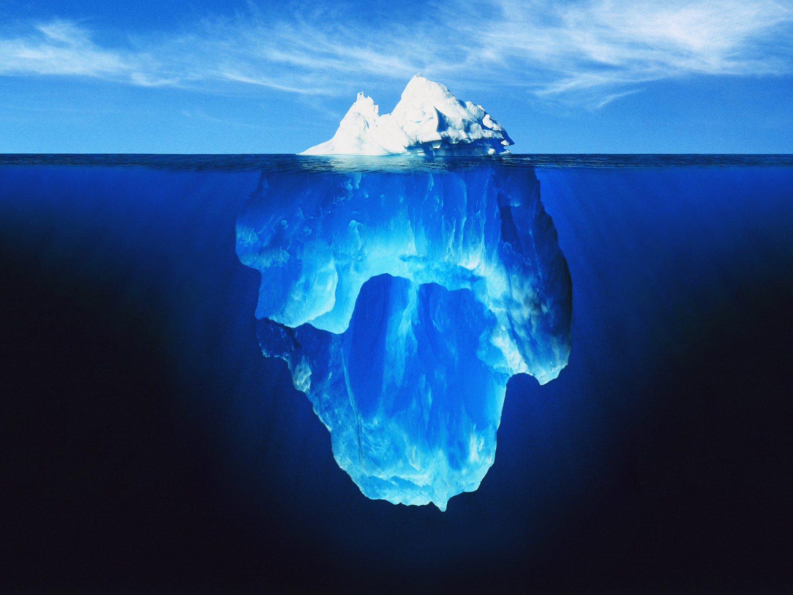Tip of the Iceberg --- Image by © Ralph A. Clevenger/CORBIS